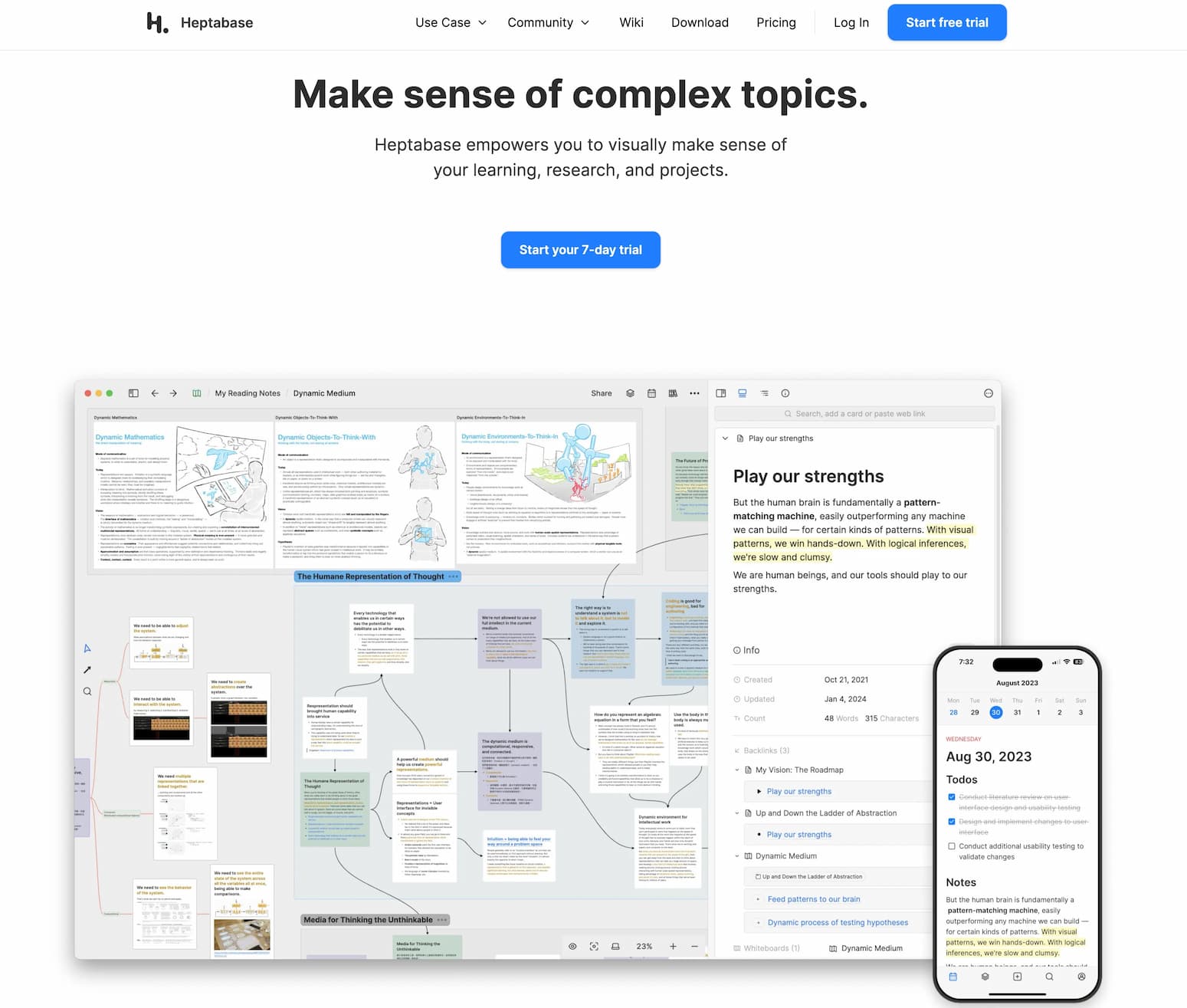 Heptabase: Visual Note-Taking for Complex Topics