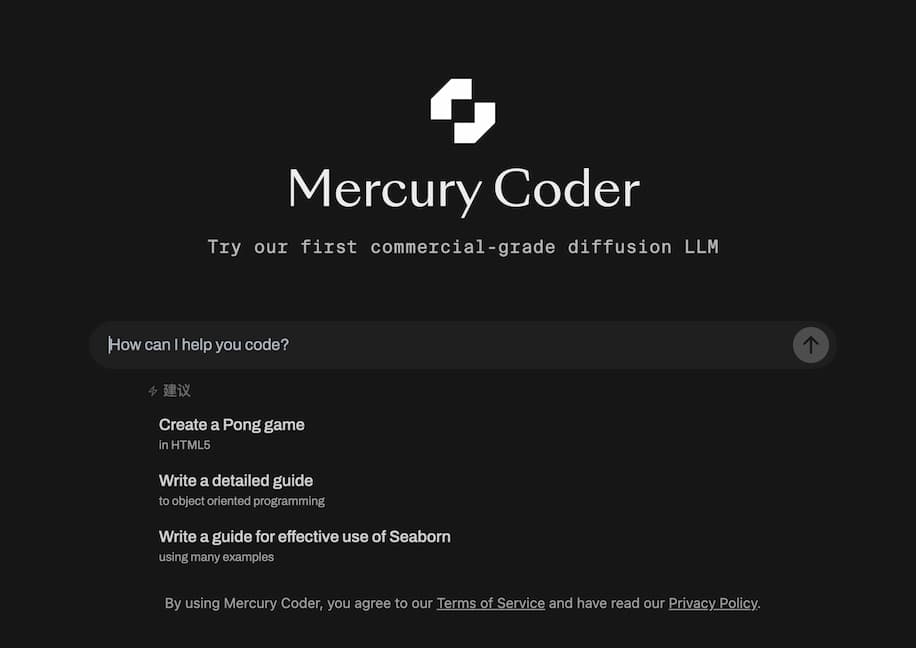 Mercury Coder