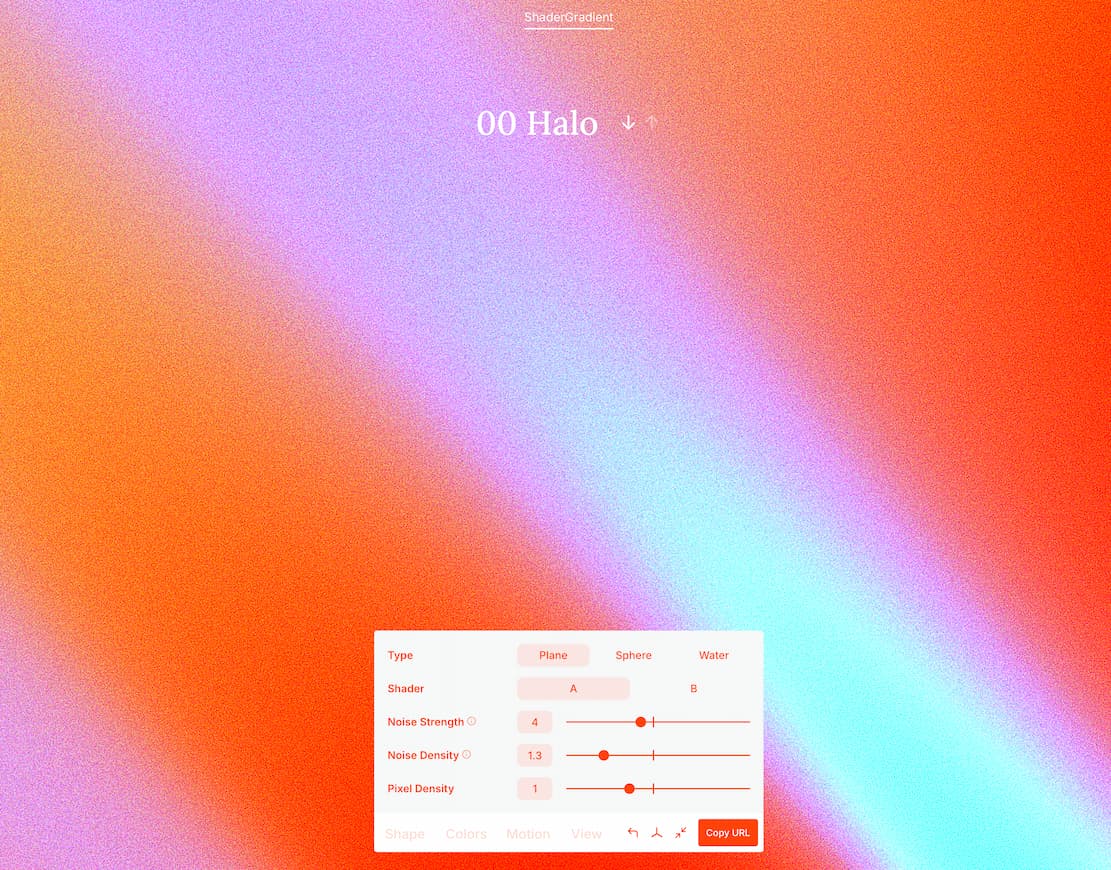 Shader Gradient 截图